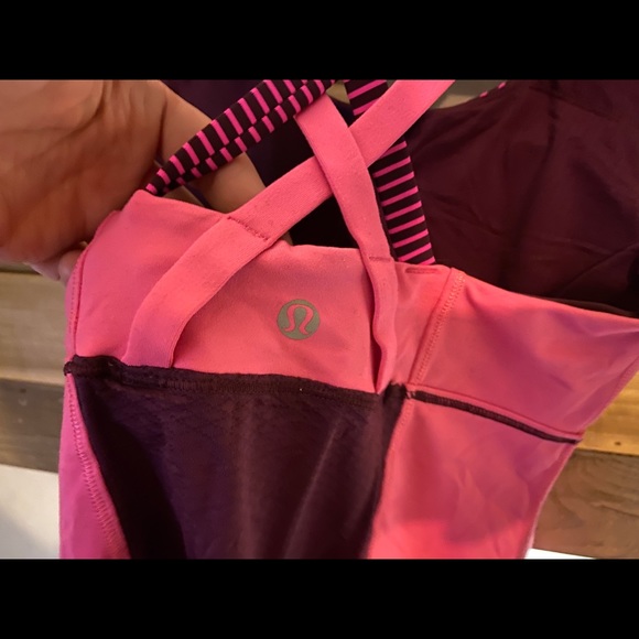 LULULEMON Pink Workout Tank (w/ Built In Bra) - Picture 5 of 5